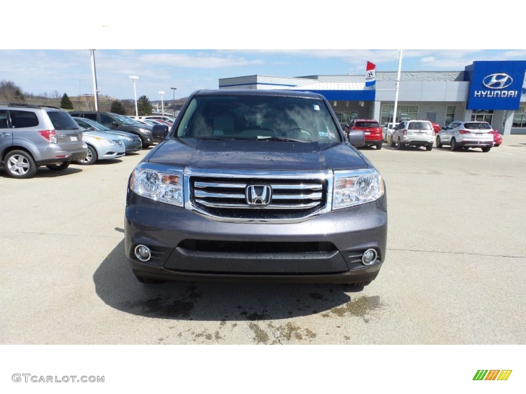 2015 Pilot EX-L 4WD - Modern Steel Metallic / Gray photo #1