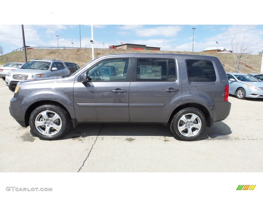 2015 Pilot EX-L 4WD - Modern Steel Metallic / Gray photo #3