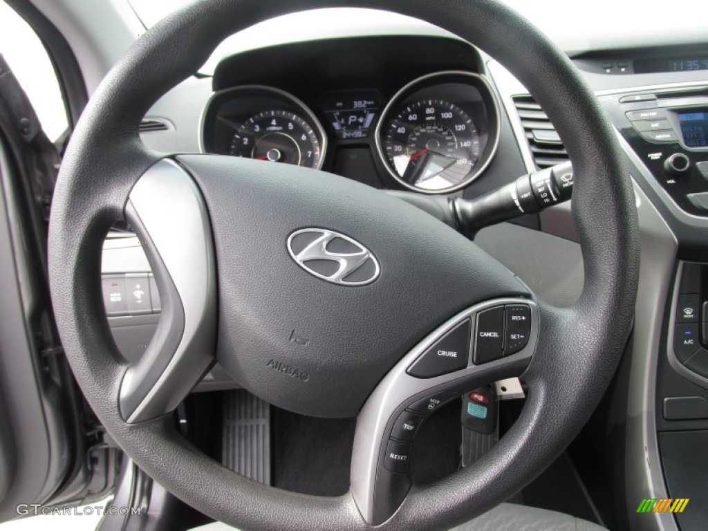 2014 Elantra SE Sedan - Gray / Gray photo #38