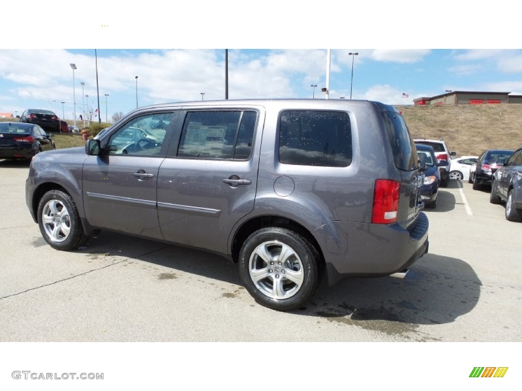 2015 Pilot EX-L 4WD - Modern Steel Metallic / Gray photo #4