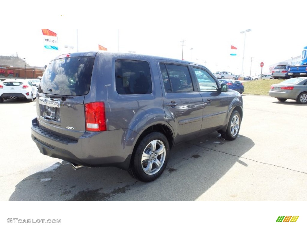 2015 Pilot EX-L 4WD - Modern Steel Metallic / Gray photo #6