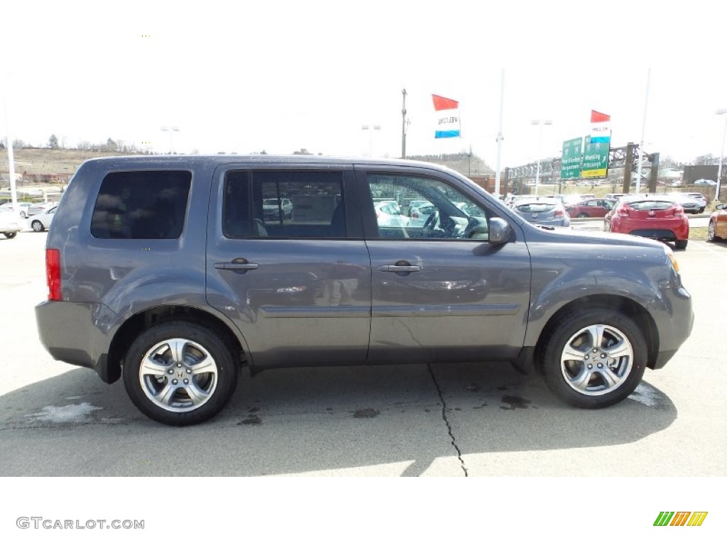 2015 Pilot EX-L 4WD - Modern Steel Metallic / Gray photo #7