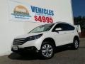 2012 White Diamond Pearl Honda CR-V EX-L 4WD  photo #1