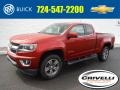 Red Rock Metallic 2015 Chevrolet Colorado LT Extended Cab 4WD