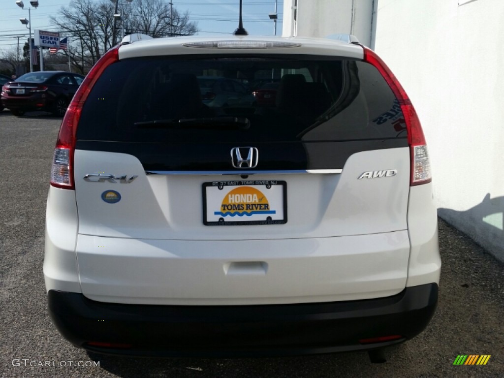2012 CR-V EX-L 4WD - White Diamond Pearl / Gray photo #8