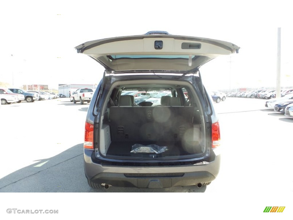 2015 Pilot LX 4WD - Modern Steel Metallic / Gray photo #13