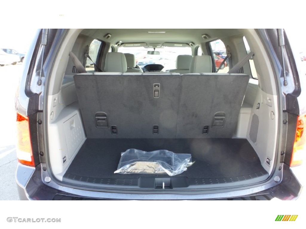 2015 Pilot LX 4WD - Modern Steel Metallic / Gray photo #14