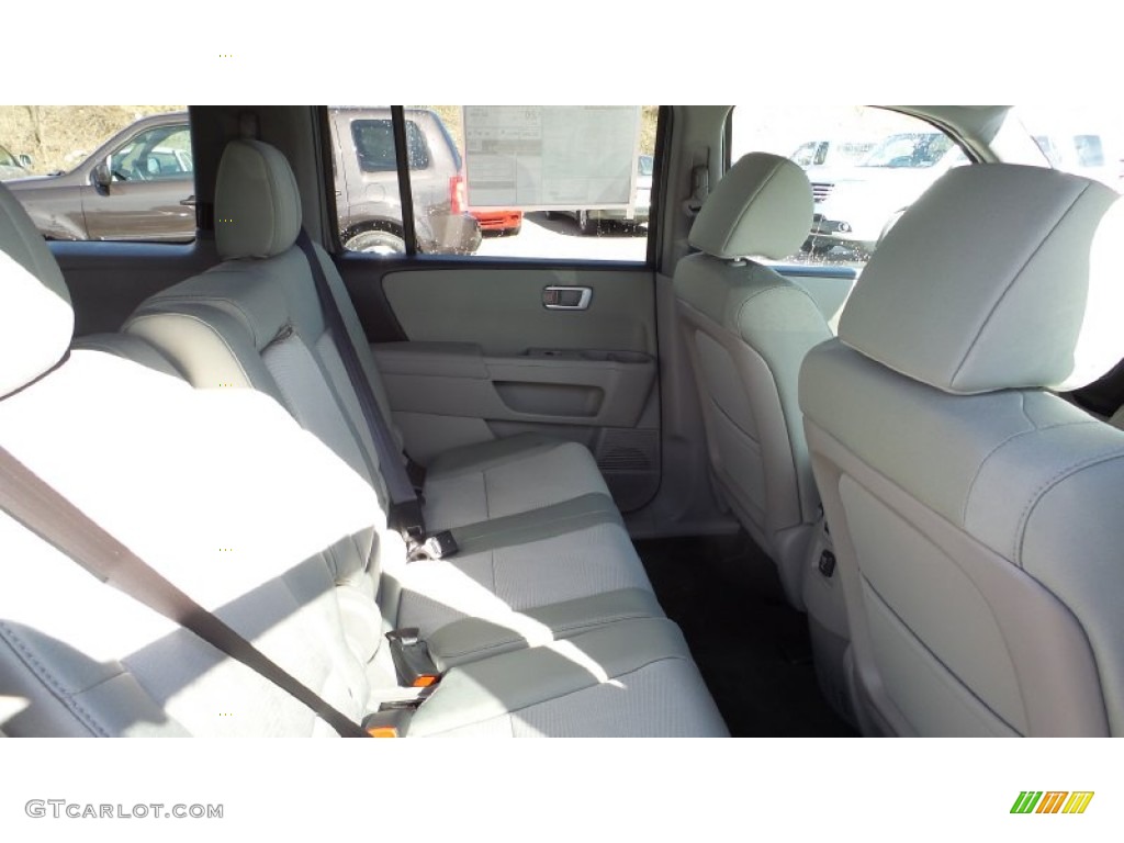 2015 Pilot LX 4WD - Modern Steel Metallic / Gray photo #16