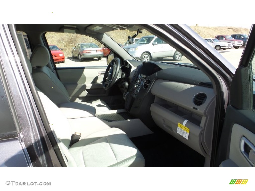 2015 Pilot LX 4WD - Modern Steel Metallic / Gray photo #17