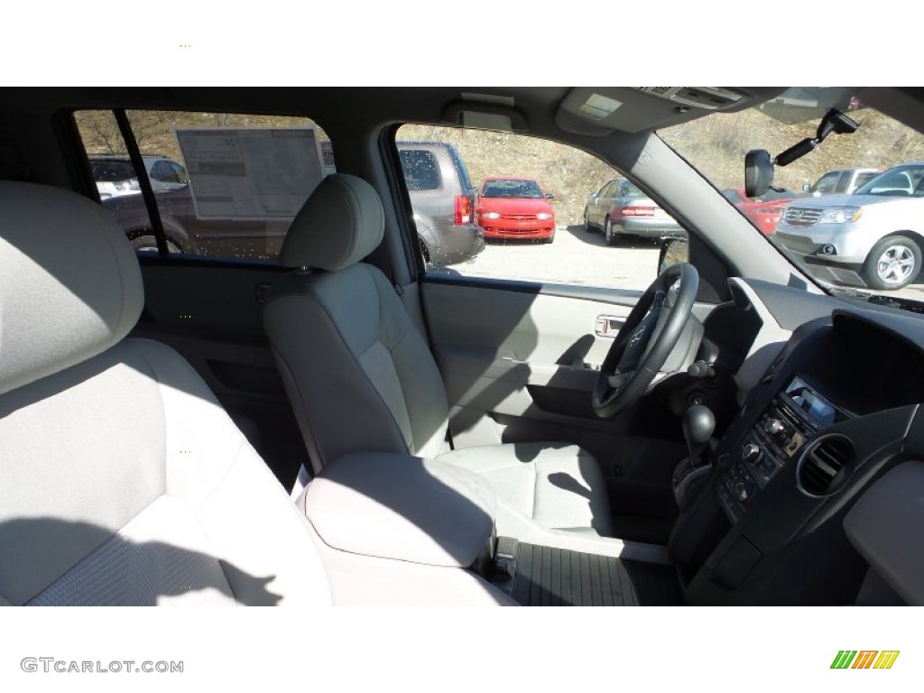 2015 Pilot LX 4WD - Modern Steel Metallic / Gray photo #18