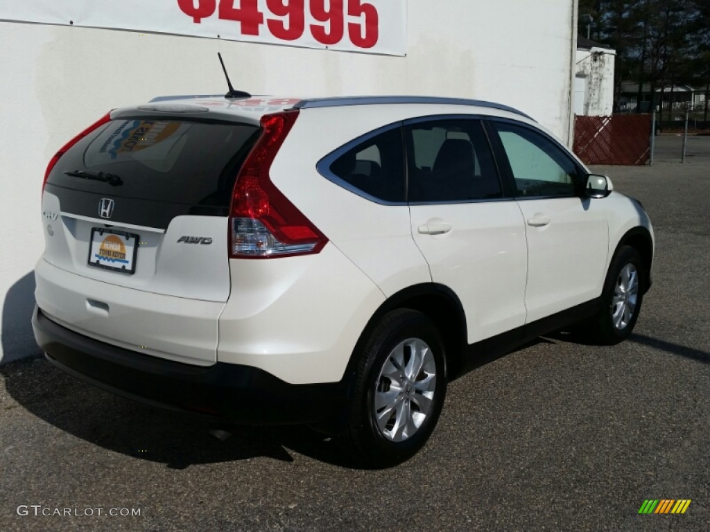 2012 CR-V EX-L 4WD - White Diamond Pearl / Gray photo #23