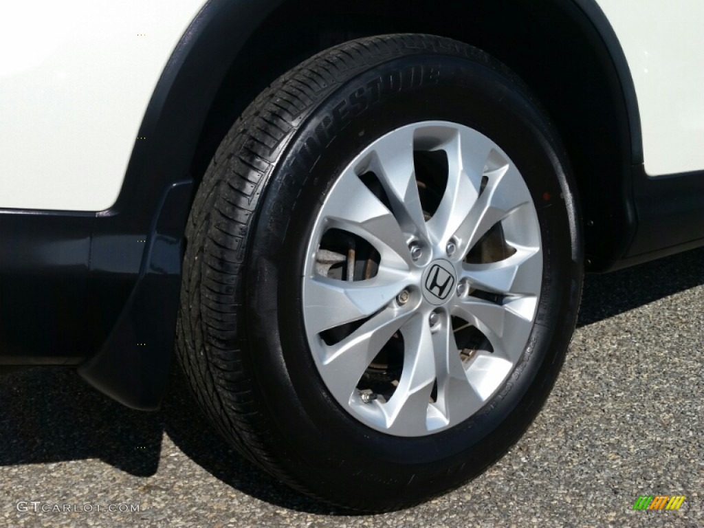 2012 CR-V EX-L 4WD - White Diamond Pearl / Gray photo #24