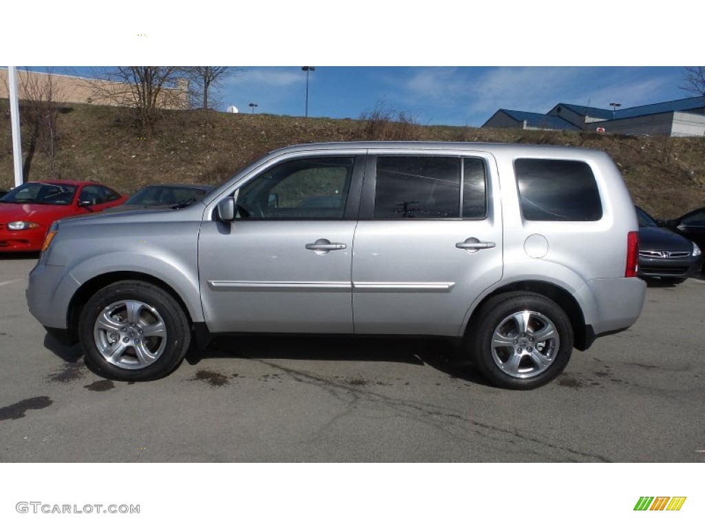 Alabaster Silver Metallic 2015 Honda Pilot EX 4WD Exterior Photo #102739252