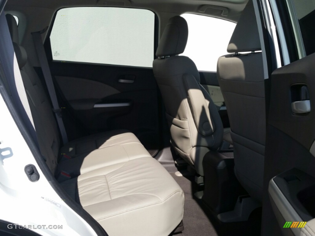 2012 CR-V EX-L 4WD - White Diamond Pearl / Gray photo #27
