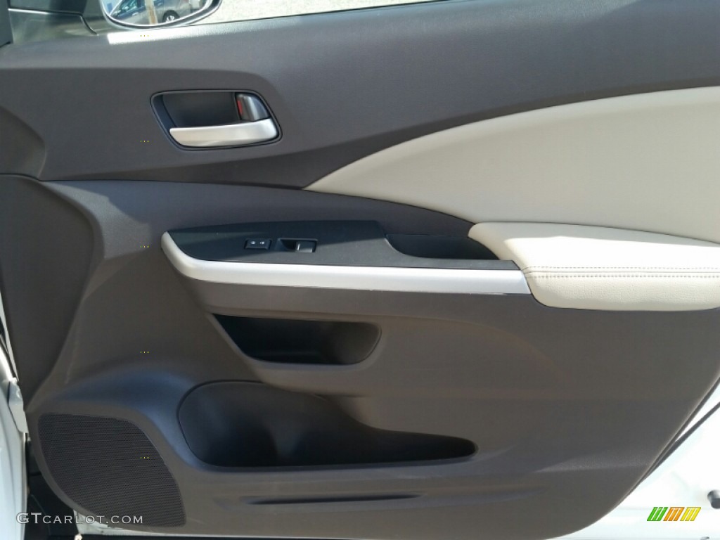 2012 CR-V EX-L 4WD - White Diamond Pearl / Gray photo #28