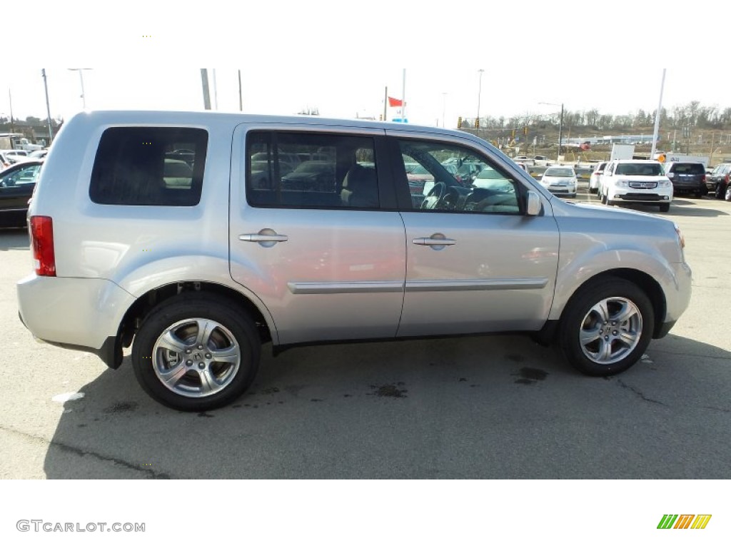 2015 Pilot EX 4WD - Alabaster Silver Metallic / Gray photo #7