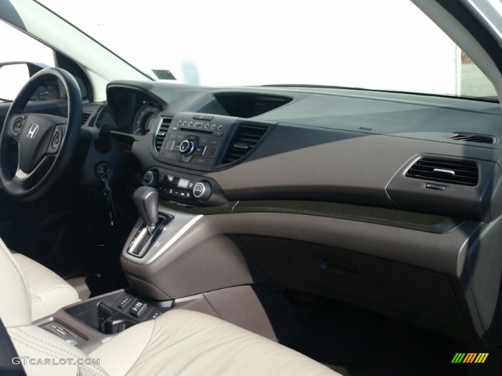 2012 CR-V EX-L 4WD - White Diamond Pearl / Gray photo #29