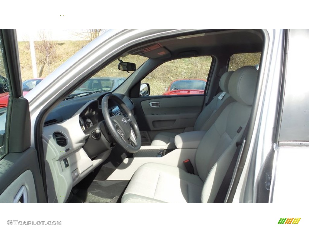2015 Pilot EX 4WD - Alabaster Silver Metallic / Gray photo #9
