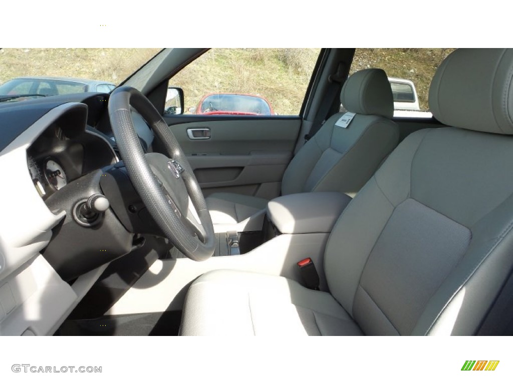 2015 Pilot EX 4WD - Alabaster Silver Metallic / Gray photo #10