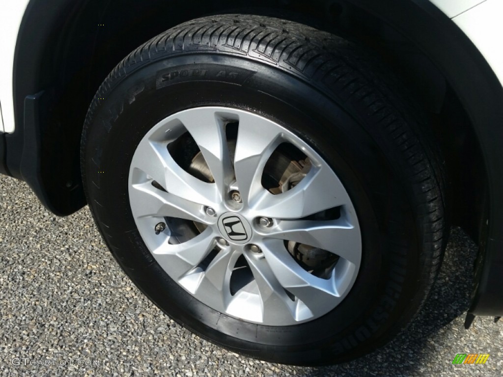 2012 CR-V EX-L 4WD - White Diamond Pearl / Gray photo #31