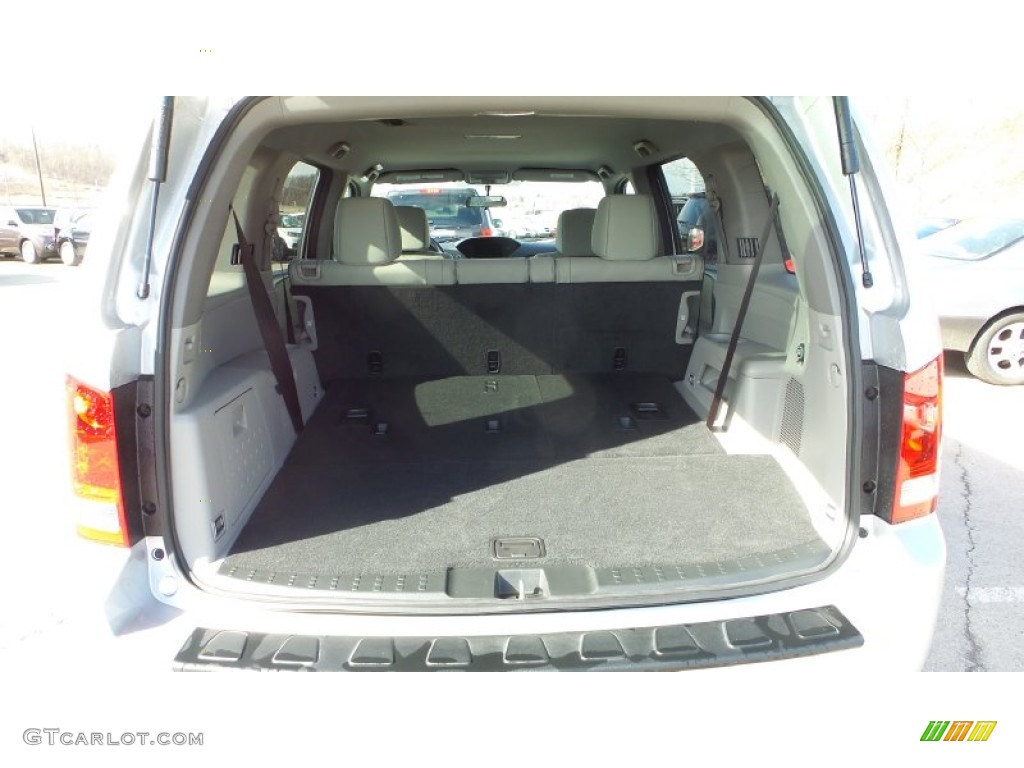 2015 Pilot EX 4WD - Alabaster Silver Metallic / Gray photo #14