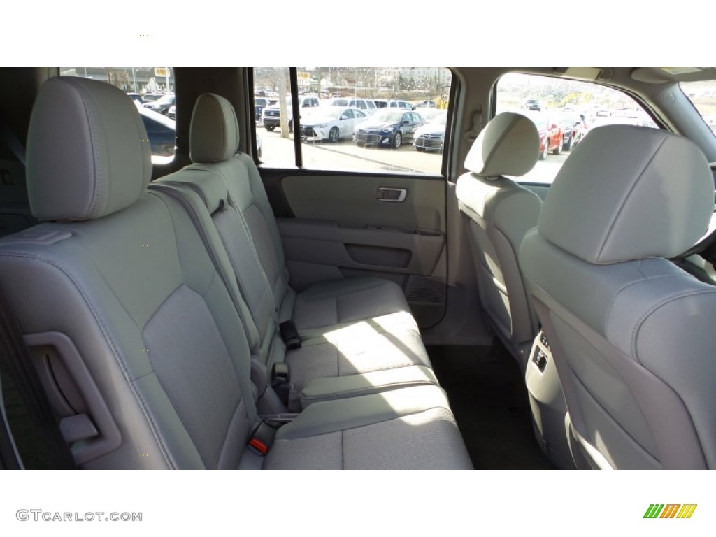 2015 Pilot EX 4WD - Alabaster Silver Metallic / Gray photo #16
