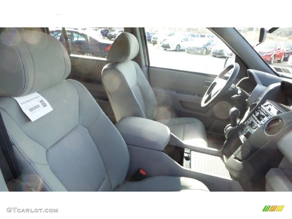 2015 Pilot EX 4WD - Alabaster Silver Metallic / Gray photo #18