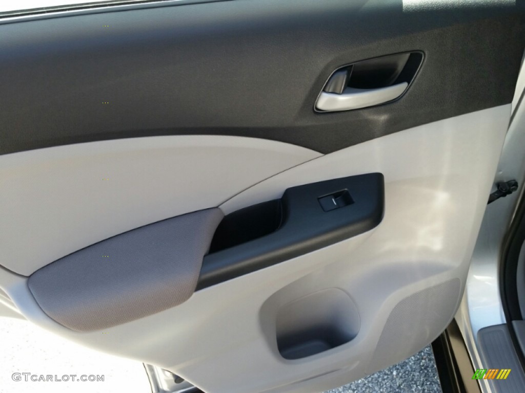 2012 CR-V LX 4WD - Alabaster Silver Metallic / Gray photo #9