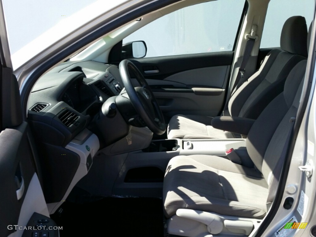 2012 CR-V LX 4WD - Alabaster Silver Metallic / Gray photo #15