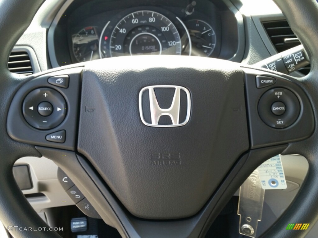 2012 CR-V LX 4WD - Alabaster Silver Metallic / Gray photo #20