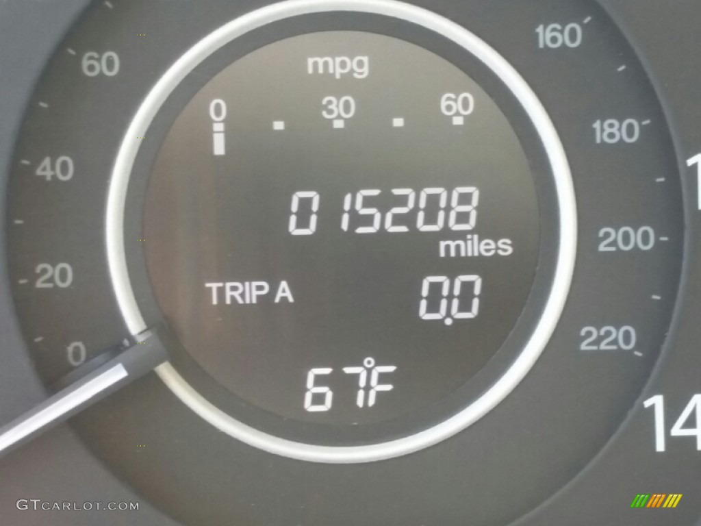 2012 CR-V LX 4WD - Alabaster Silver Metallic / Gray photo #21