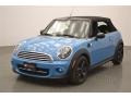 2014 Kite Blue Metallic Mini Cooper Convertible  photo #32