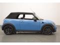 2014 Kite Blue Metallic Mini Cooper Convertible  photo #37