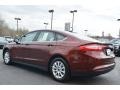 2015 Bronze Fire Metallic Ford Fusion S  photo #22