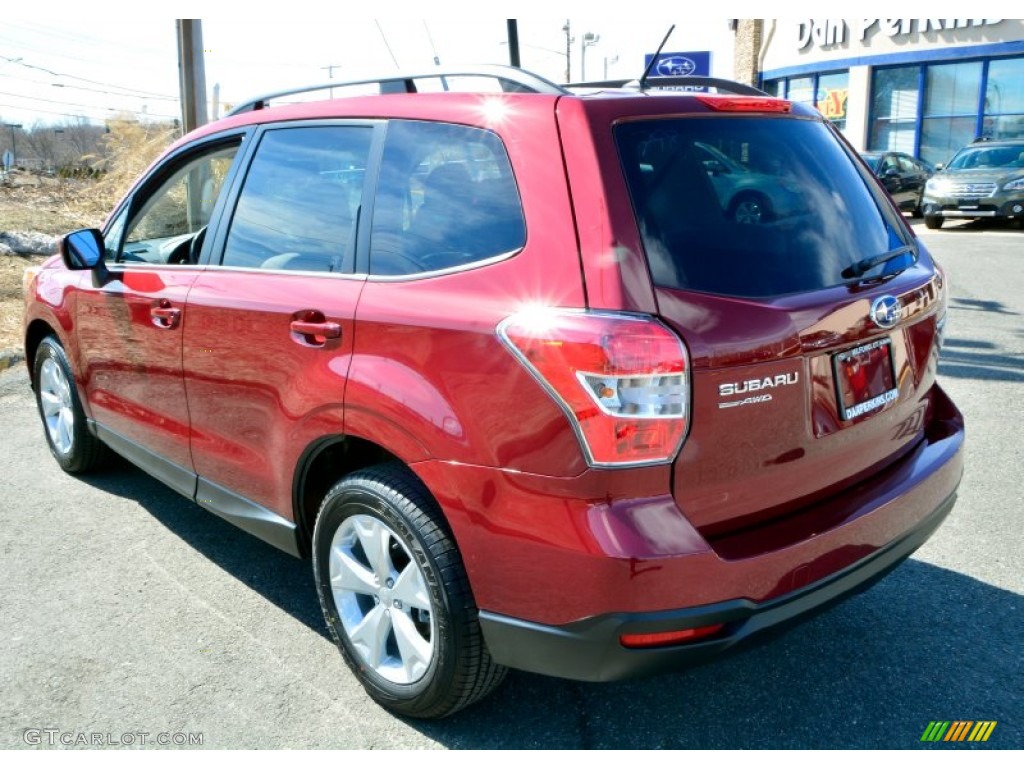 2015 Forester 2.5i Premium - Venetian Red Pearl / Gray photo #10