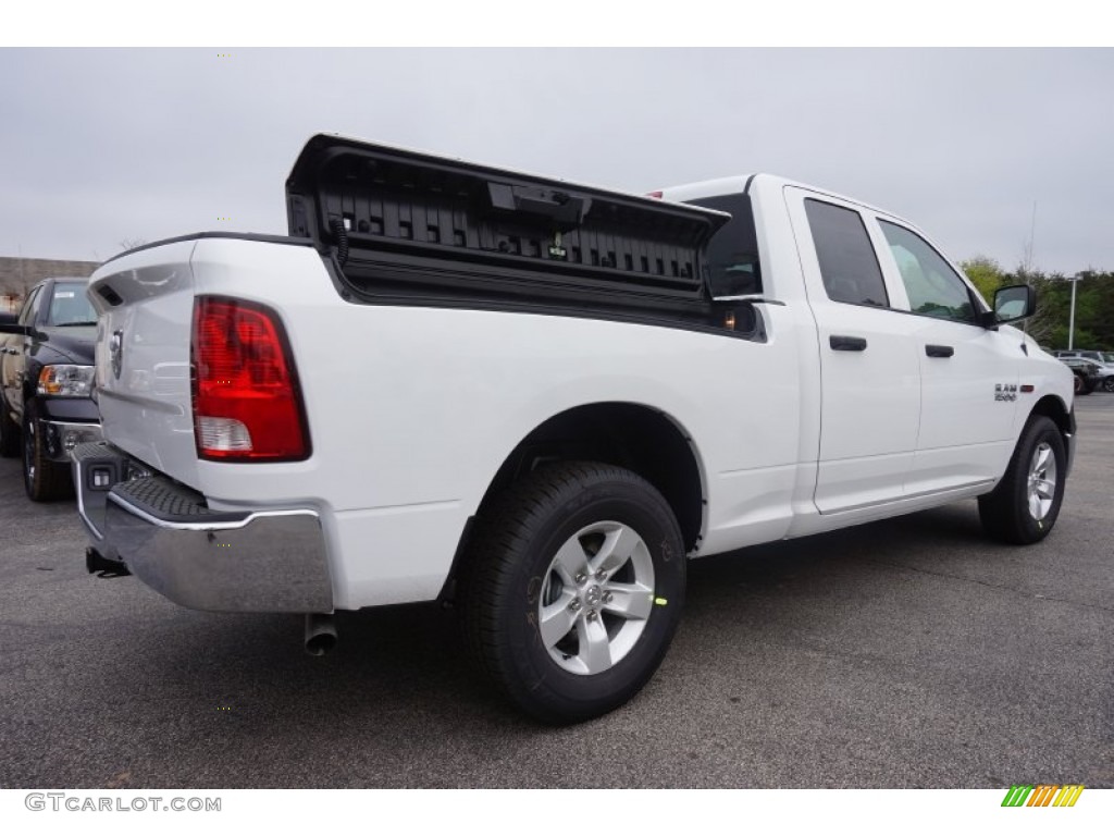 2015 1500 Tradesman Quad Cab - Bright White / Black/Diesel Gray photo #3