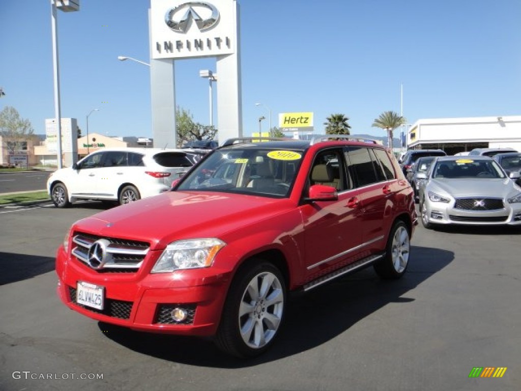 2010 GLK 350 - Mars Red / Almond/Black photo #1