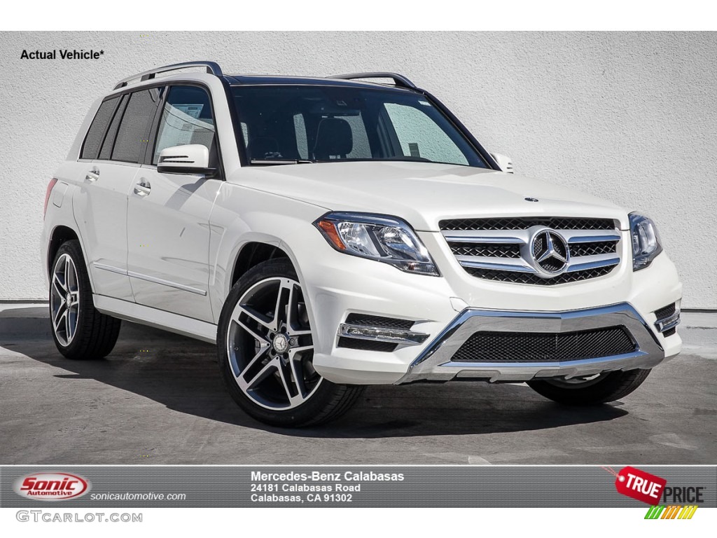 2015 GLK 350 - Diamond White Metallic / Mocha/Black photo #1