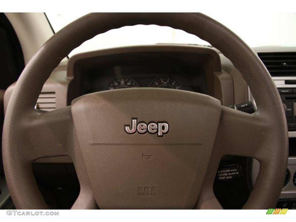 2008 Compass Sport 4x4 - Jeep Green Metallic / Pastel Pebble Beige photo #6