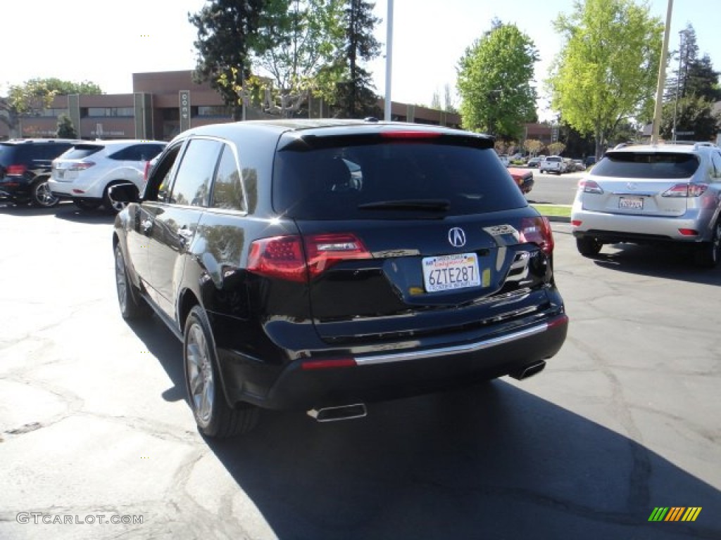 2013 MDX SH-AWD Advance - Crystal Black Pearl / Umber photo #5