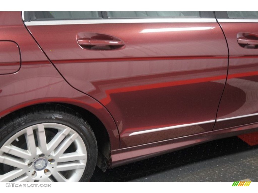 2008 C 300 Luxury - Barolo Red Metallic / Grey/Black photo #53