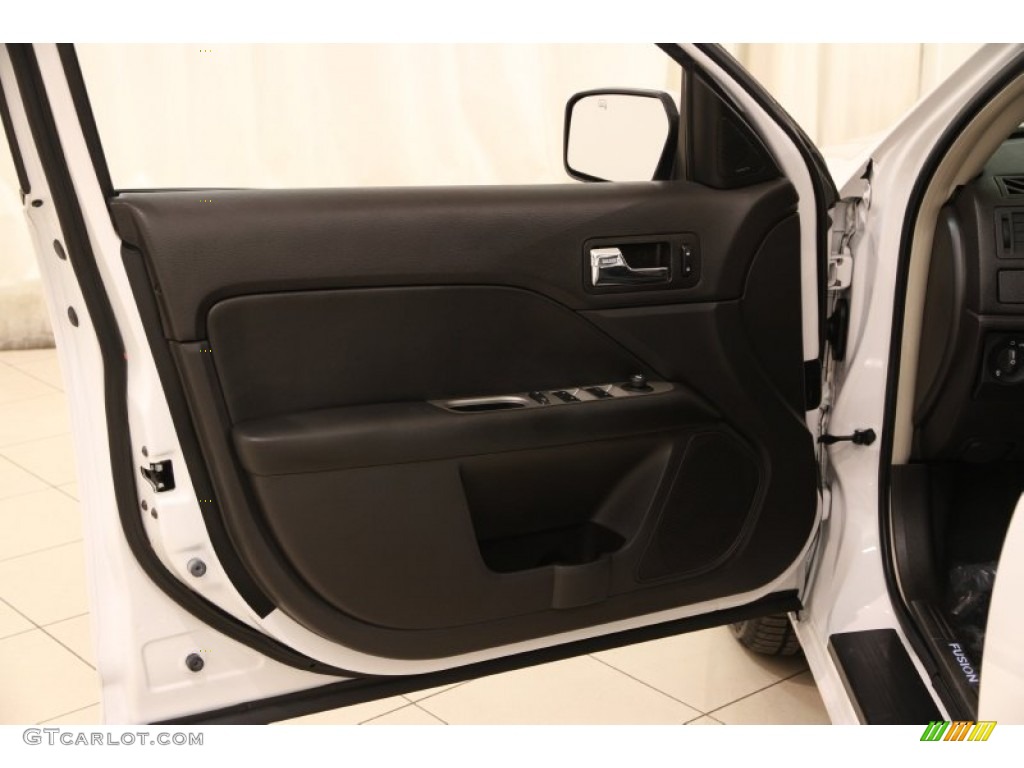 2010 Fusion SEL - White Platinum Tri-coat Metallic / Charcoal Black photo #4