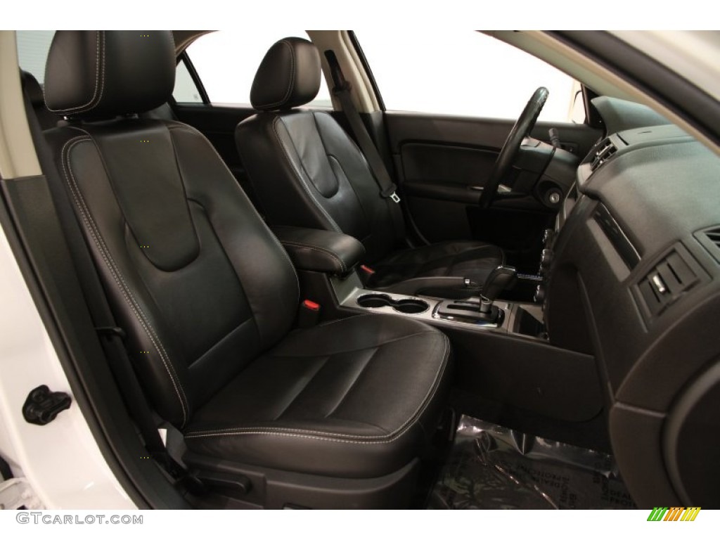 2010 Fusion SEL - White Platinum Tri-coat Metallic / Charcoal Black photo #10