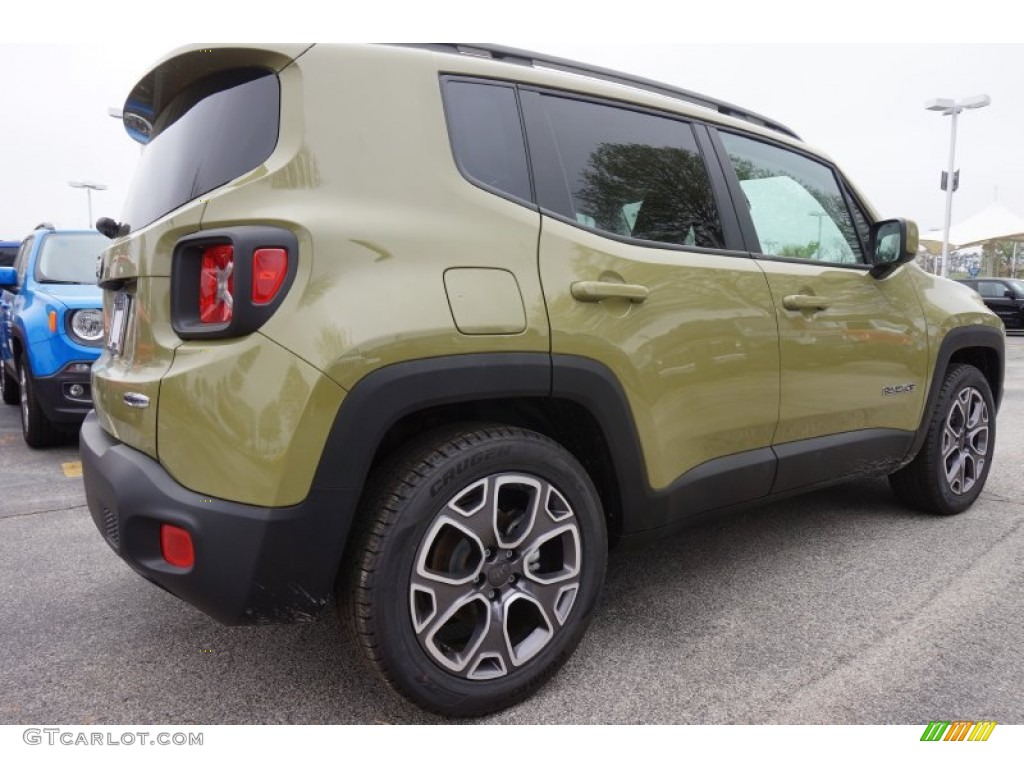 Commando Green 2015 Jeep Renegade Latitude Exterior Photo #102752302