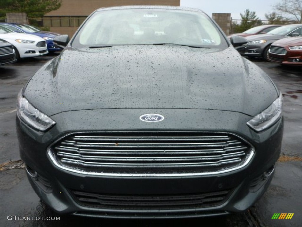 2015 Fusion Hybrid SE - Guard Metallic / Dune photo #6