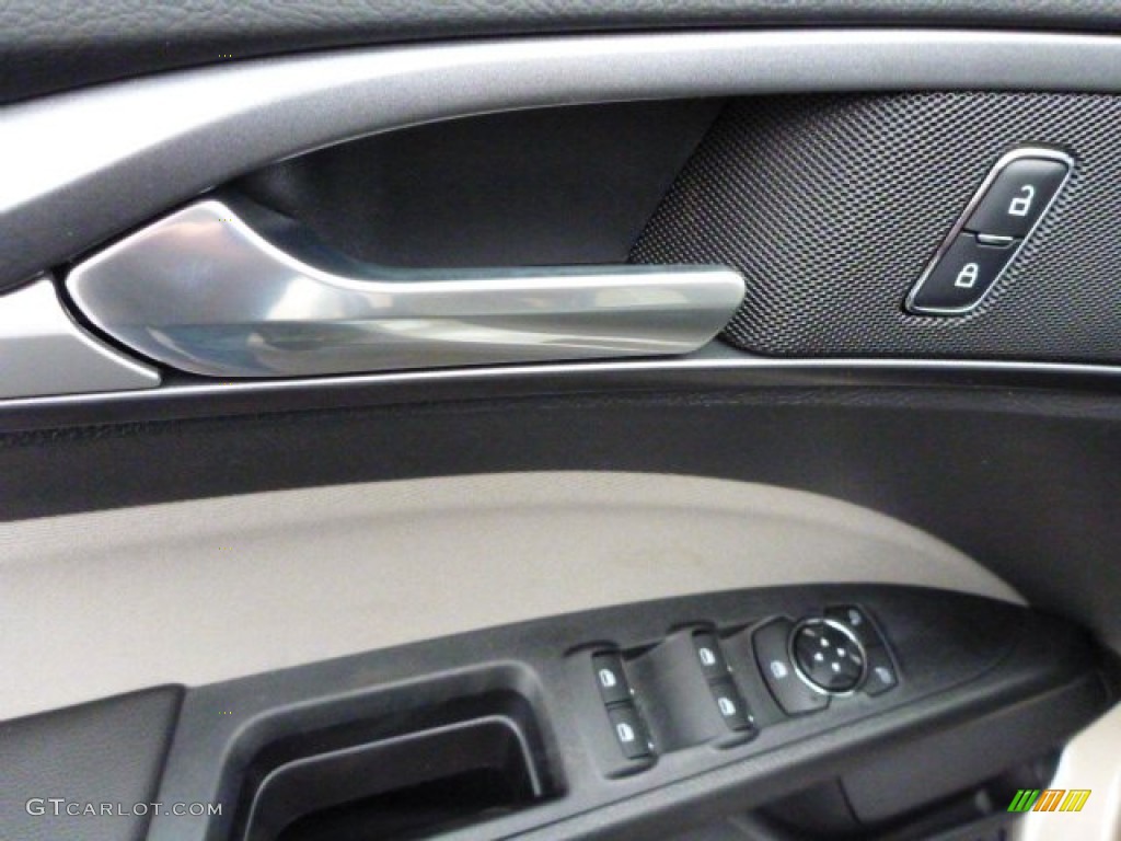 2015 Fusion Hybrid S - Tectonic Silver Metallic / Earth Gray photo #11