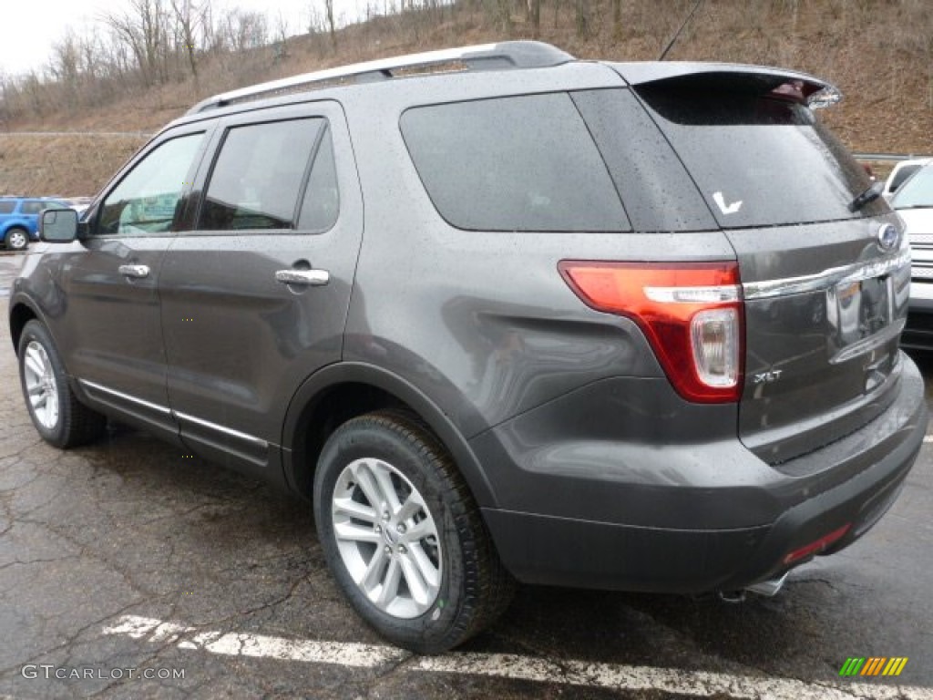 2015 Explorer XLT 4WD - Magnetic / Charcoal Black photo #4