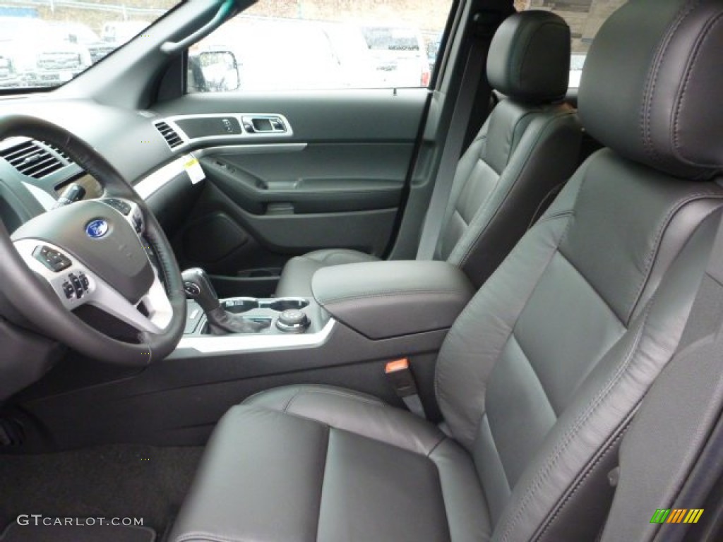 2015 Explorer XLT 4WD - Magnetic / Charcoal Black photo #8