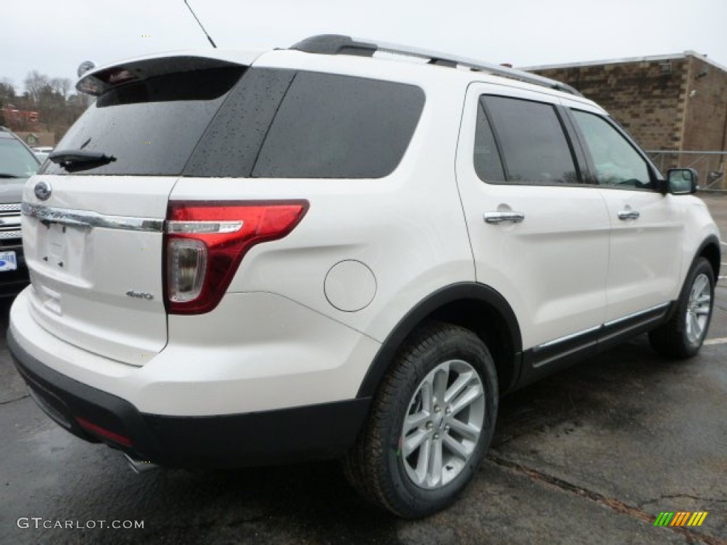 2015 Explorer XLT 4WD - White Platinum / Charcoal Black photo #2