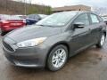 2015 Magnetic Metallic Ford Focus SE Hatchback  photo #5